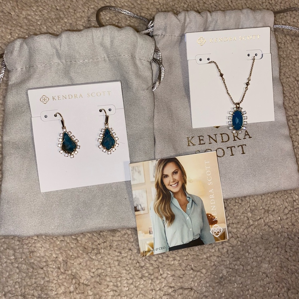 NEW Kendra Scott Brett necklace & earrings